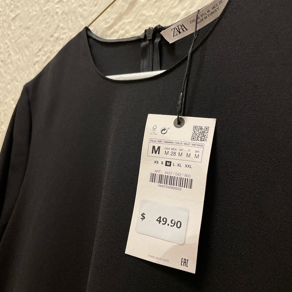 Zara Black Dress